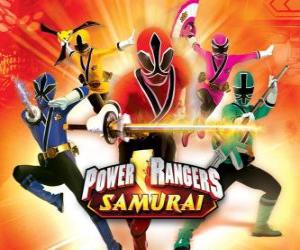 Puzzles de Power Rangers Samurai rompecabezas para imprimir Puzzles de Power Rangers Samurai rompecabezas para imprimir
