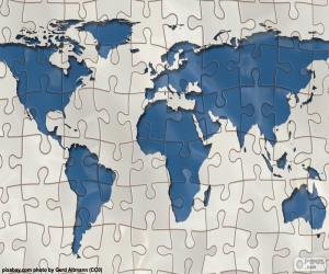 ROMPECABEZAS MAPA DEL MUNDO CON MODELO ME8 |