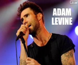 Puzzle de Adam Levine líder de la banda Maroon 5