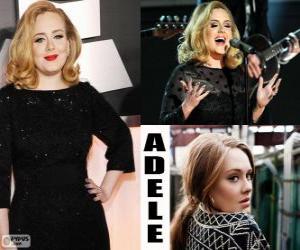 Puzzle de Adele, es una cantautora británica