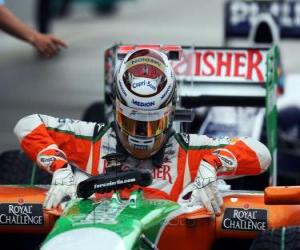 Puzzle de Adrian Sutil, Force India
