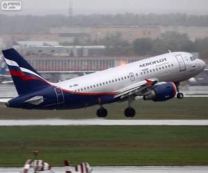 Puzzle de Aeroflot, Líneas Aéreas Rusas