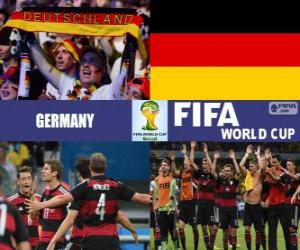 Puzzle de Alemania celebra su clasificación, Brasil 2014 