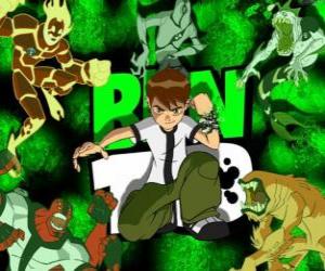 Puzzle de Aliens del Omnitrix, Ben 10
