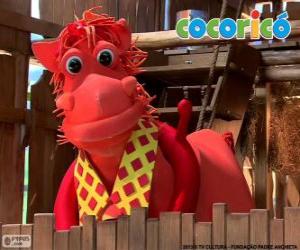 Puzzle de Alípio, el elegante caballo de la granja Cocoricó