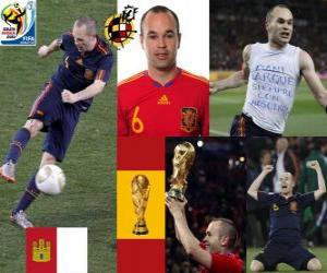 Puzzle de Andrés Iniesta (Sweet Iniesta) mediocampista Selección Española