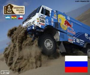 Puzzle de Andrey Karginov, Dakar 2014