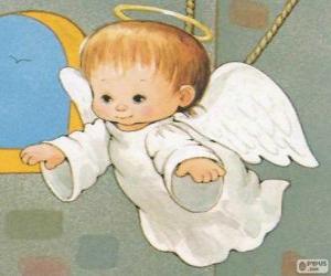 Puzzle de Angelito navideño