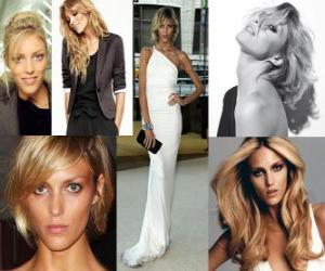Puzzle de Anja Rubik es una modelo polaca