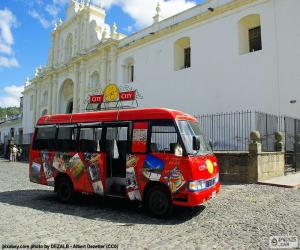 Puzzle de Antigua City Tour, Bus
