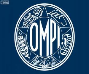 Puzzle de Antiguo logo de OMPI, Organización Mundial de la Propiedad Intelectual