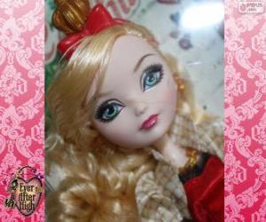 Puzzle de Apple White, líder de Royals en Ever Afer High