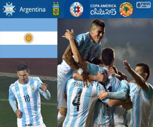 Puzzle de ARG finalista CopaAmérica15