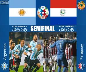 Puzzle de ARG - PAR, Copa América 15