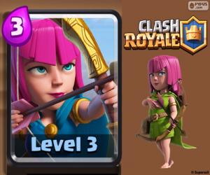Puzzle de Arqueras de Clash Royale
