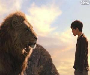 Puzzle de Aslan hablando con Edmund