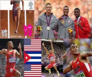 Puzzle de Atletismo decatlón LDN 12