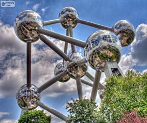 Puzzle de Atomium, Bruselas, Bégica
