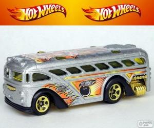 Puzzle de Autobús de Hot Wheels