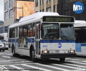 Puzzle de Autobús urbano de Nueva York