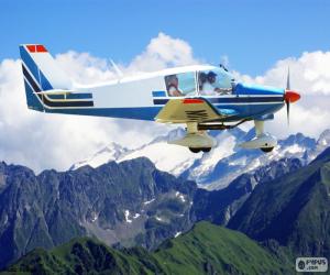 Puzzle de Avioneta de una sola hélice