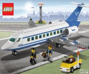 Puzzle de Avión de pasajeros de Lego