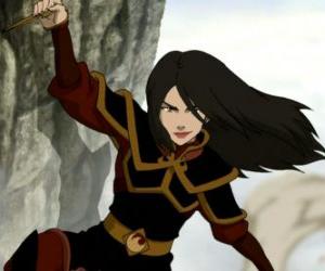 Puzzle de Azula es la Princesa de la Nación del Fuego y hermana menor de Zuko