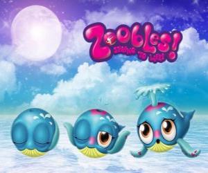 Puzzle de Ballena, Zoobles de Seagonia