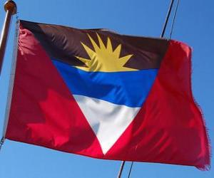 Puzzle de Bandera de Antigua y Barbuda