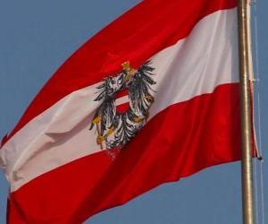 Puzzle de Bandera de Austria
