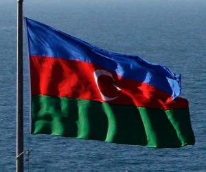Puzzle de Bandera de Azerbaiyán