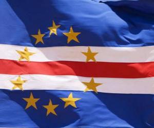 Puzzle de Bandera de Cabo Verde