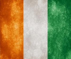 Puzzle de Bandera de Costa de Marfil