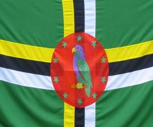 Puzzle de Bandera de Dominica