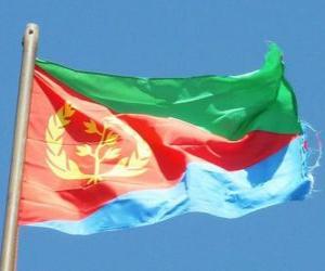 Puzzle de Bandera de Eritrea
