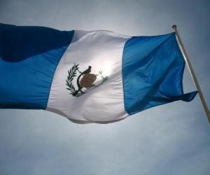 Puzzle de Bandera de Guatemala