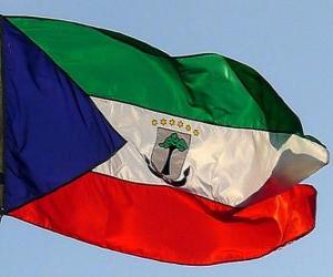 Puzzle de Bandera de Guinea Ecuatorial