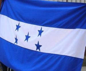Puzzle de Bandera de Honduras