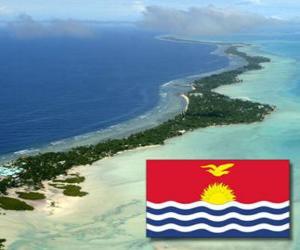 Puzzle de Bandera de Kiribati