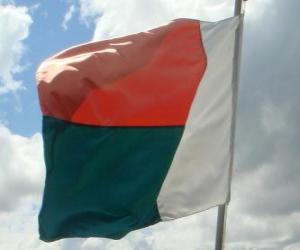 Puzzle de Bandera de Madagascar