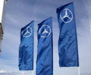 Puzzle de Bandera de Mercedes GP