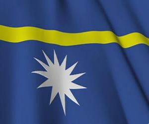 Puzzle de Bandera de Nauru