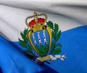 Puzzle de Bandera de San Marino