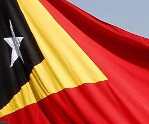 Puzzle de Bandera de Timor Oriental