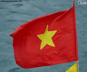 Puzzle de Bandera de Vietnam