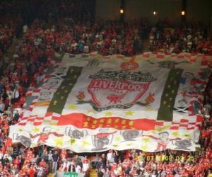 Puzzle de Bandera del Liverpool F.C.
