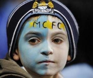 Puzzle de Bandera del Manchester City F.C.