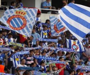 Puzzle de Bandera del R.C.D. Espanyol