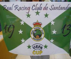 Puzzle de Bandera del Racing de Santander