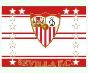 Puzzle de Bandera del Sevilla FC